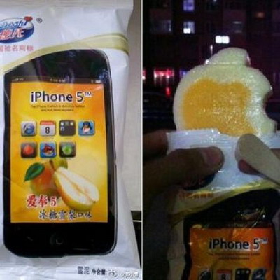 เกจิไอทีขำกลิ้ง จีนผลิตไอติมไอโฟน 5วางจำหน่ายก่อนแอปเปิล ! 