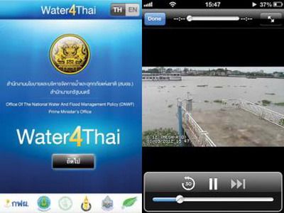 มีดีมาแนะนำ Water4Thai แอพรู้ทันน้ำท่วมไทย !!!