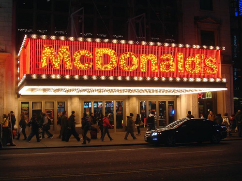 McDonald’s in Time Square, New York City