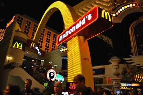 McDonald’s on the Las Vegas Strip, Nevada, USA