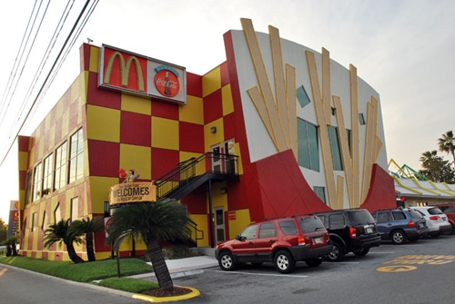 Sand Lake Road McDonald’s in Orlando, Florida, USA