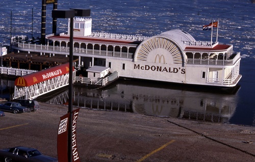 McDonald’s River Boat on the Mississippi River, St. Louis, MO