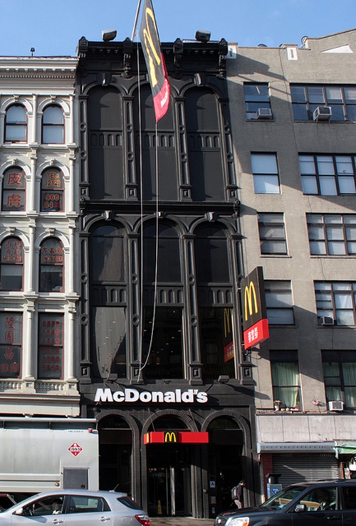 Cast Iron McDonald’s on Canal Street, New York City, USA