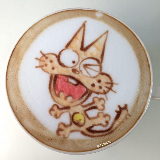 ลาเต้อาร์ต (Latte Art) ศิลปะฟองนมบนแก้วกาแฟ