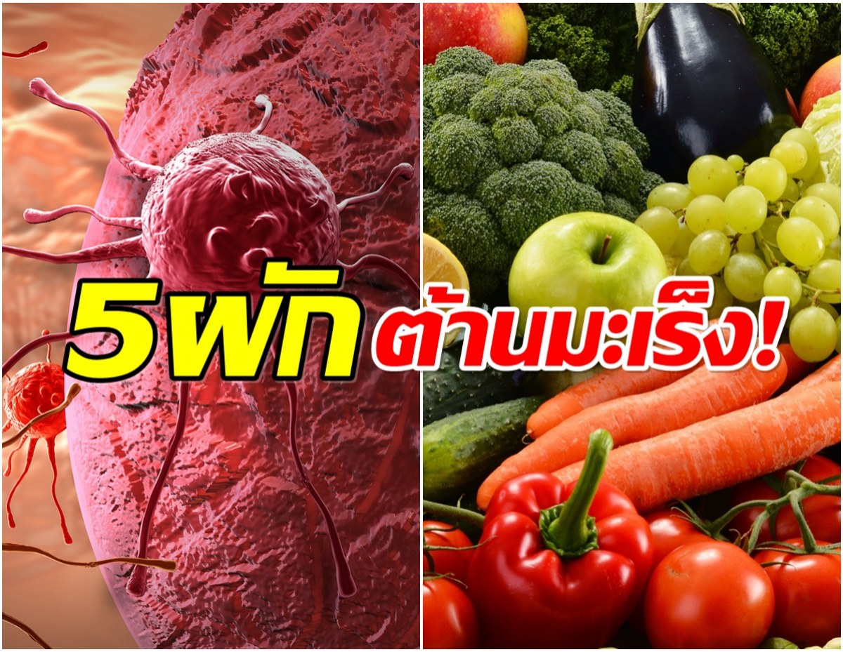หากินง่าย เปิด 5 ผักต้านมะเร็ง เสริมภูมิ-สู้เซลล์ร้าย