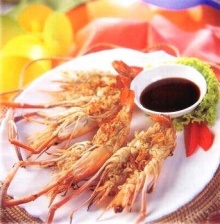 กุ้งย่างทรงเครื่อง