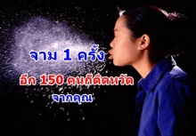 รู้แล้วระวัง!!จาม 1 ครั้ง ทำให้อีก 150 คนติดหวัดจากคุณได้!!