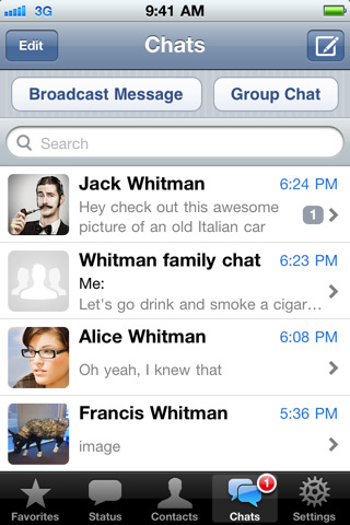 WhatsApp สู้ศึกโปรแกรม Messenger ประกาศโหลดฟรีบนไอโฟน