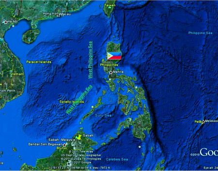 ฟิลิปปินส์เปลี่ยนชื่อทะเลจีนใต้ เป็น ทะเลฟิลิปปินส์ตะวันตก