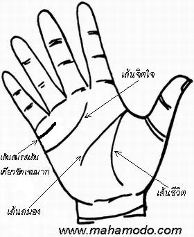 ดูลายมือ เส้นแต่งงาน