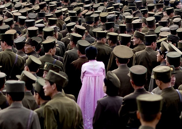 กองกำลังทหารใน Pyongyang  