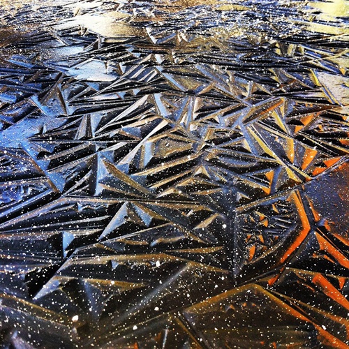 #10 Geometric Pond Ice In Southern Oregon, USA