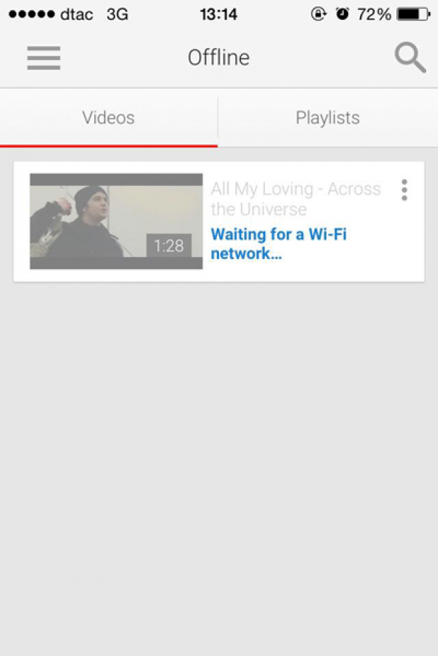 รู้ยัง แอป YouTube อนุญาตให้โหลดคลิปเพลงมาฟังแบบ offline ได้แล้วนะ