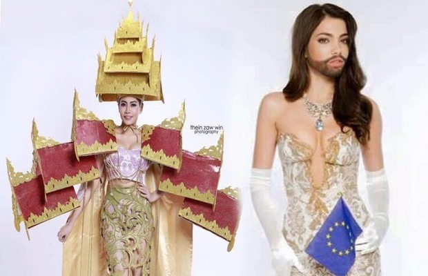 เด็ดอ่ะ!!ชุดประจำชาติพม่า-ออสเตรีย ประชันใน Miss Universe