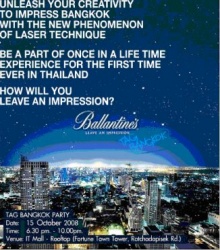 Ballantine’s Scotch Whisky  ร่วมสร้างความประทับใจกับ TAG Bangkok Party