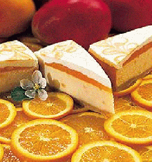 Mango Swirl Cheesecake