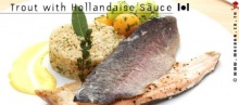 Trout with Hollandaise Sauce 