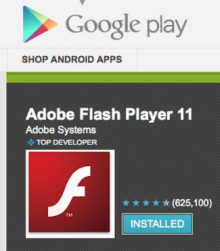 ถึงกาลอวสานของ Flash Player บน Android 