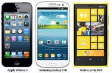 iPhone 5 ปะทะ Galaxy S3,Lumia 920