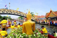 ประเพณีรับบัว อ.บางพลี จ.สมุทรปราการ 