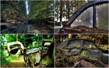 สุสาน Chatillon Car Graveyard สุสานรถสมัยสงครามโลกเบลเยี่ยม 