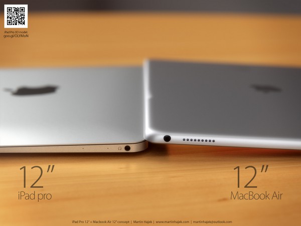 หลุดภาพเรนเดอร์ล่าสุดของ iPad Pro และ MacBook Air 12 นิ้ว!!!