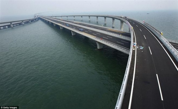 ภาพสวย ๆ ของสะพานข้ามทะเลของจีน ที่ยาวอันดับ 2 ของโลก