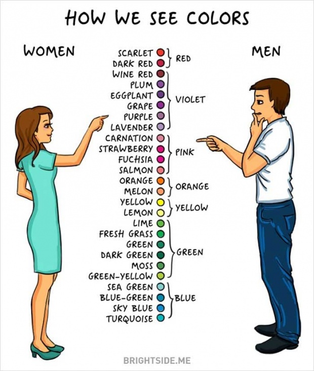 ความแตกต่างระหว่างผู้ชายกับผู้หญิง…ดูแล้วมันใช่เลย!!