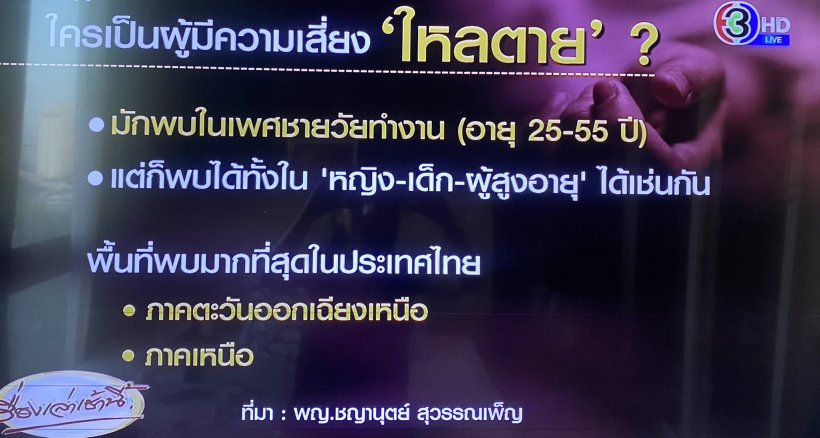 รู้จักโรคใหลตาย ความเสี่ยง และการป้องกันหลับแล้วไม่ตื่น