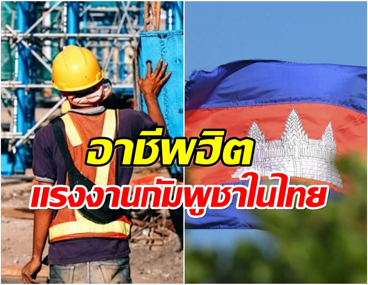 แรงงานกัมพูชาในไทยทะลุ 4 แสน! เปิดอาชีพฮิต ทำอะไรกันบ้าง?