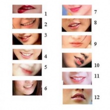 ริมฝีปากคุณเป็นแบบไหน