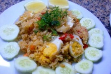 ข้าวผัดไข่เค็ม