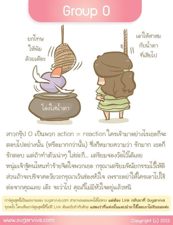 เมื่อสาวกรุ๊ป A B AB O เจอแฟนเจ้าชู้