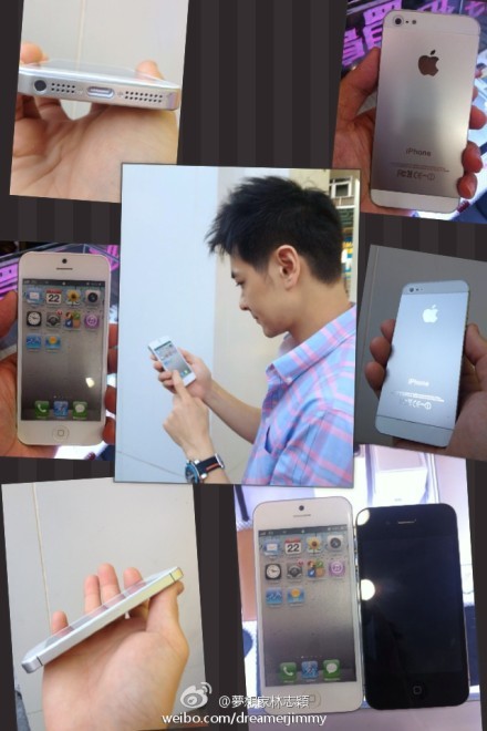 หลินจื่ออิงควบ iPhone 5 โชว์ในเว็บ Sina Weibo