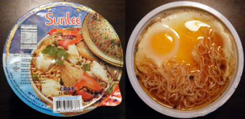 6 . Thailand – Sunlee Crab Flavour Instant Noodle