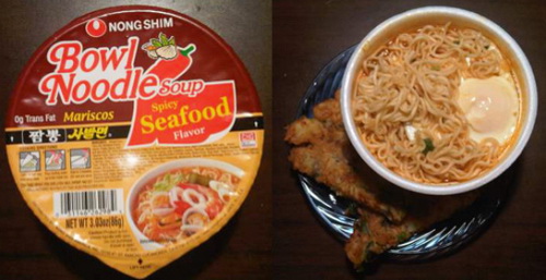 5. USA – Nong Shim Bowl Noodle Soup Spicy Seafood Flavor