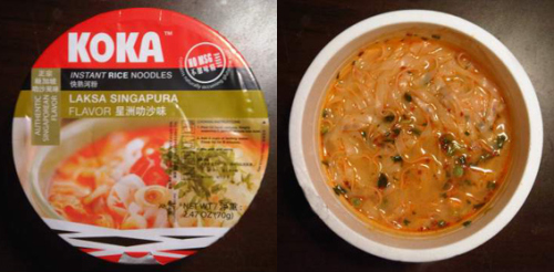 3 . Singapore – Tat Hui Koka Instant Rice Noodles Laksa Singapura Flavor