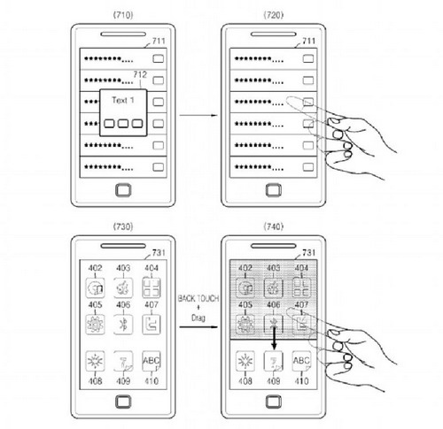 ฮือฮา ซัมซุงสุดล้ำ จดสิทธิบัตรมือถือมีจอทัชสกรีนทั้งด้านหน้า-หลัง
