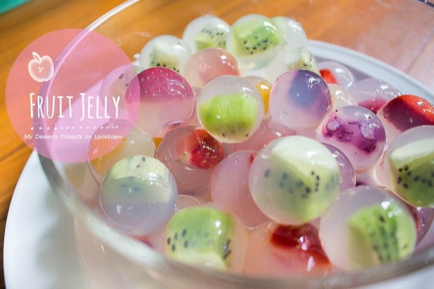 Fruits Jelly วุ้นผลไม้สด น่ากินดับร้อน เห็นแล้วเป๊ะ!!!