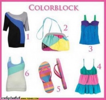 Color Block สำหรับสาวรักสี