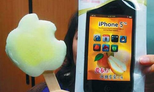 จีนหัวใส! ผลิตไอศกรีม iPhone 5 ดึงดูดลูกค้าสาวก Apple 