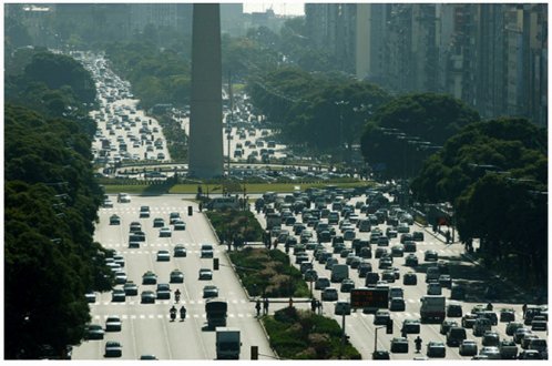 ถนนที่กว้างที่สุดในโลก 