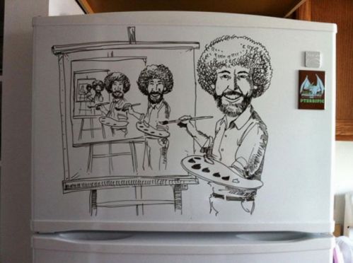 ง่ายๆทำได้เอง ศิลปะบนตู้เย็น 
