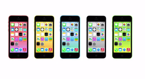 iPhone 5C พลาสติก 5 สี ฉบับ iPhone 5
