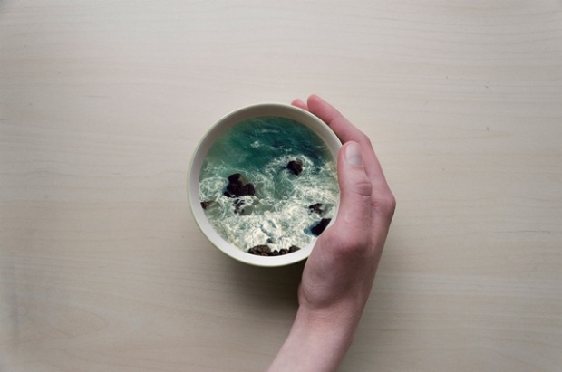 ศิลปะคับแก้ว Coffee Cup Manipulations มหาสมุทรในแก้วกาแฟ 