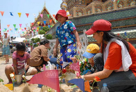 ภาพบรรยากาศประเพณีสงกรานต์