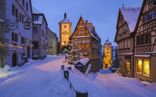 Rothenburg ob der Tauber ประเทศเยอรมนี