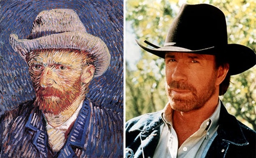  Van Gogh หน้าเหมือน Chuck Norris