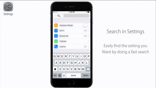 มาแล้วแนวคิด iOS 9 ปรับแต่งได้แทบทุกอย่าง ไม่ต้องเจลเบรก [คลิป]