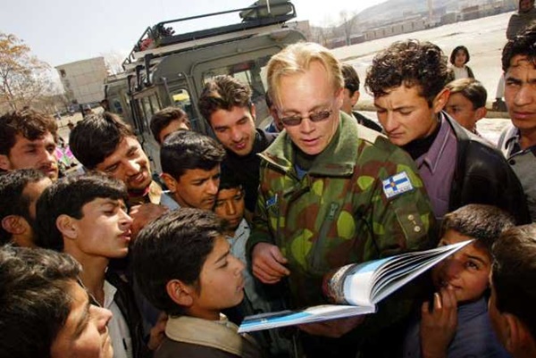 ภาพ: นายทหารรักษาสันติภาพฟินแลนด์ ในอัฟกานิสถาน
